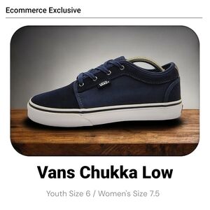 Vans Chukka Low Navy Sneakers